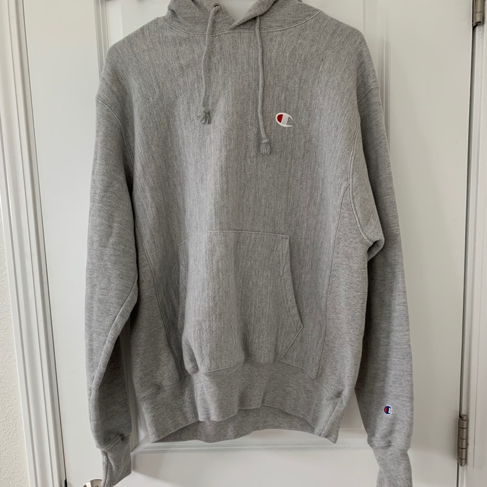 Champion grey hoodie